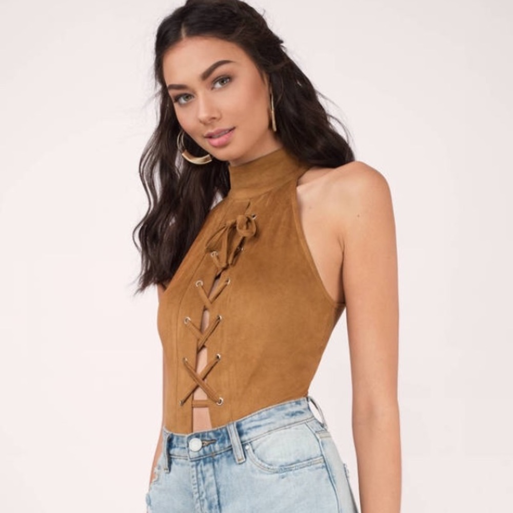 Tobi Camel Bodysuit Coachella Perfect!